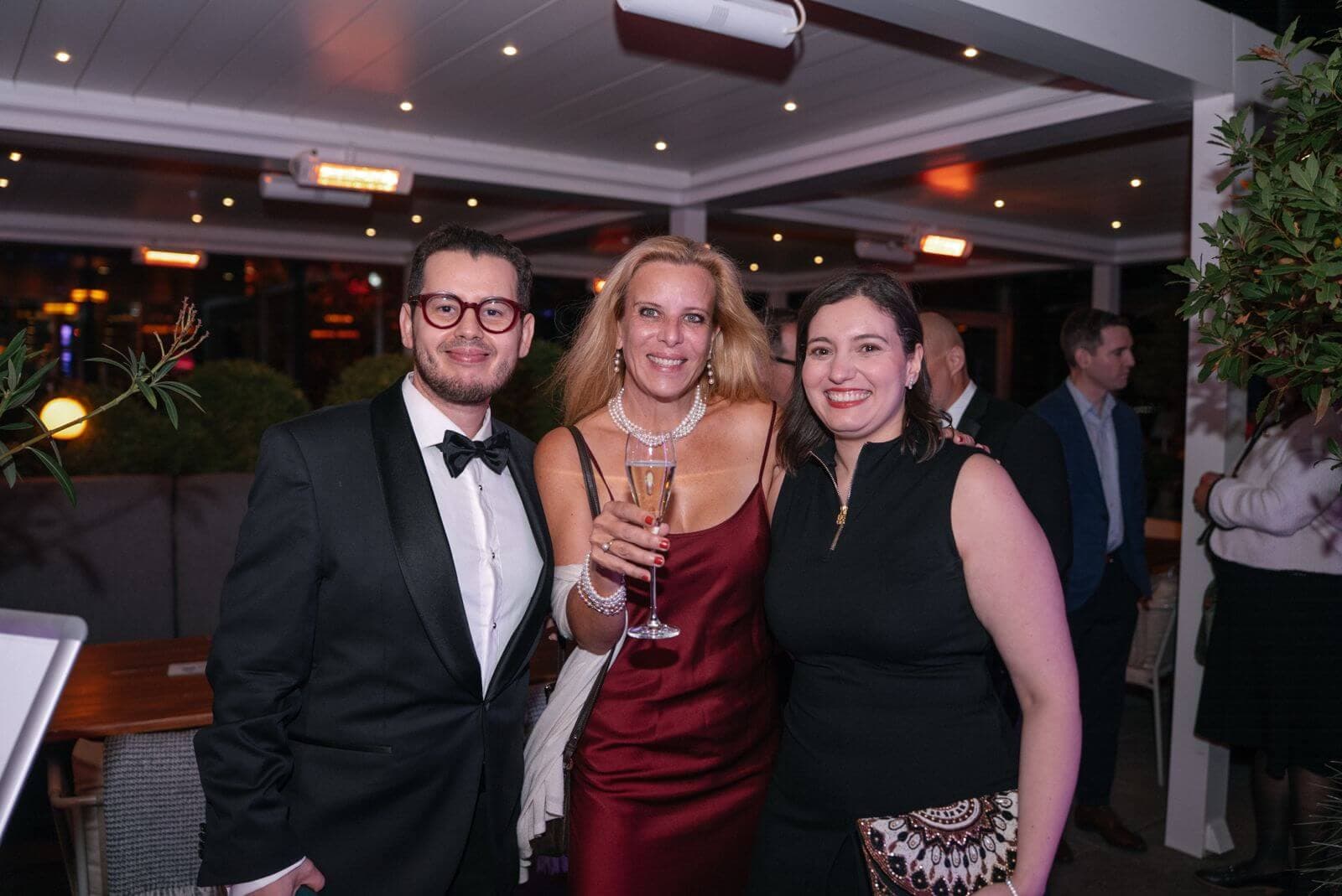 Guests at the summit evening